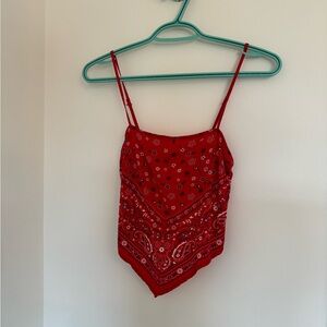 Garage bandana top